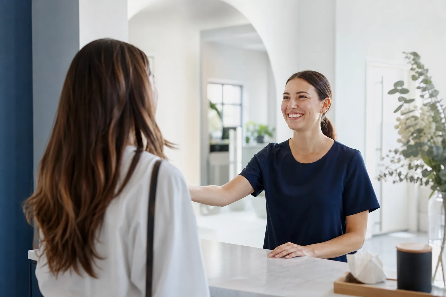 Client management with searchable history
